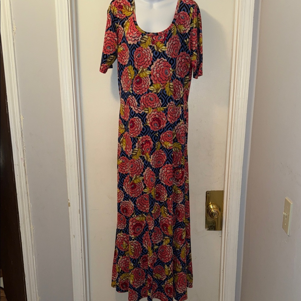 Lula Roe size 2x floral dress, like new!